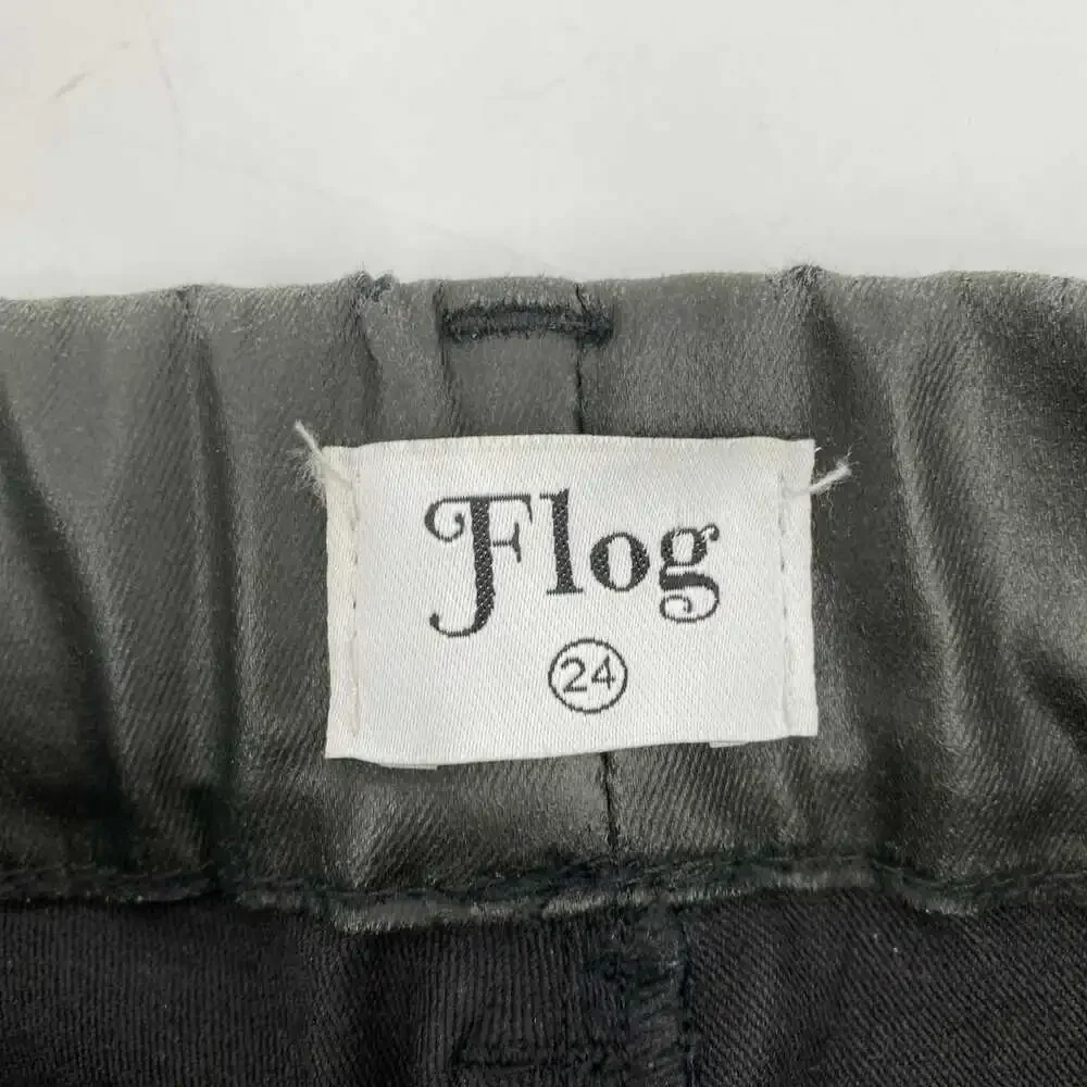 Flog Black Coated Bootcut Pants | Women’s Size 24